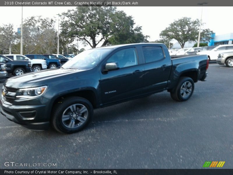 Graphite Metallic / Jet Black/Dark Ash 2018 Chevrolet Colorado WT Crew Cab