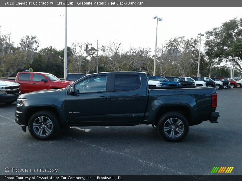 Graphite Metallic / Jet Black/Dark Ash 2018 Chevrolet Colorado WT Crew Cab