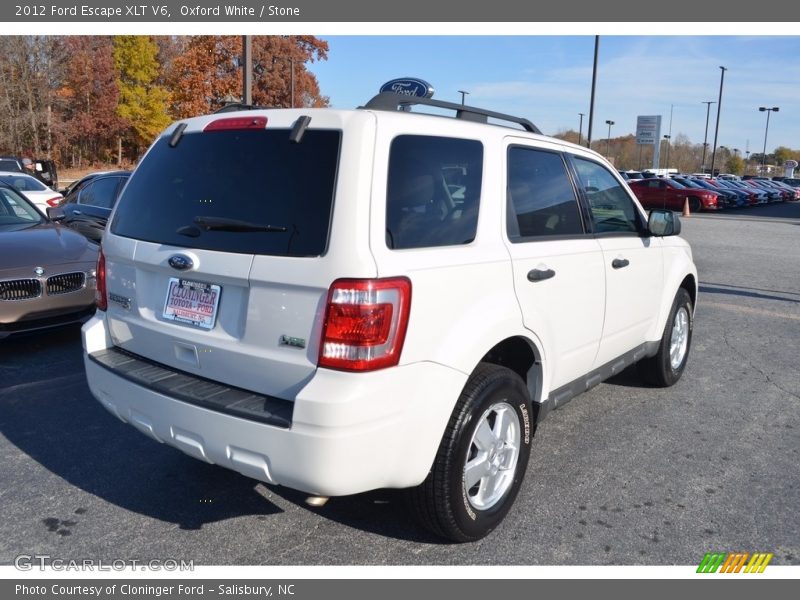 Oxford White / Stone 2012 Ford Escape XLT V6