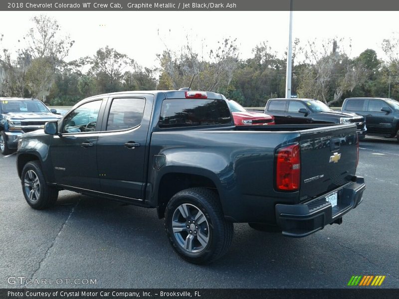 Graphite Metallic / Jet Black/Dark Ash 2018 Chevrolet Colorado WT Crew Cab