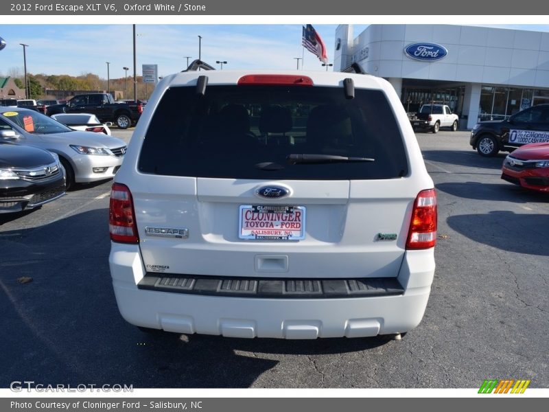 Oxford White / Stone 2012 Ford Escape XLT V6