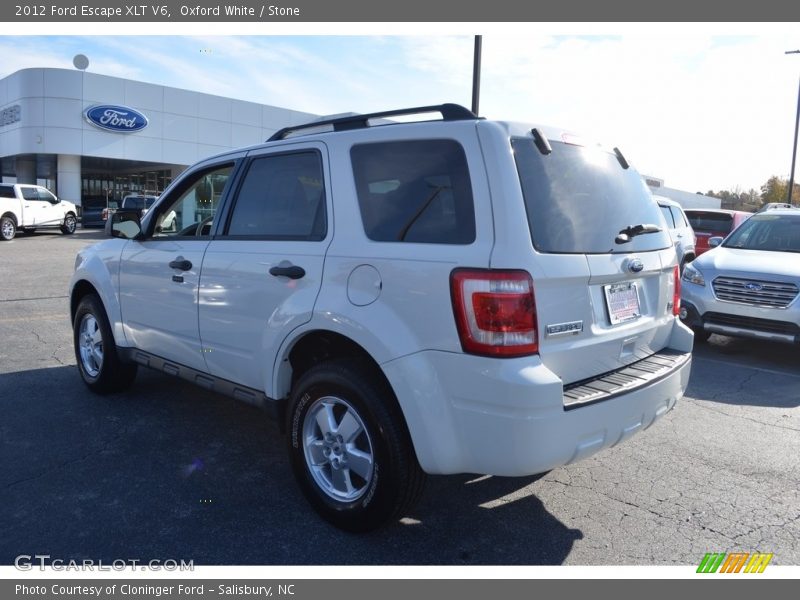 Oxford White / Stone 2012 Ford Escape XLT V6