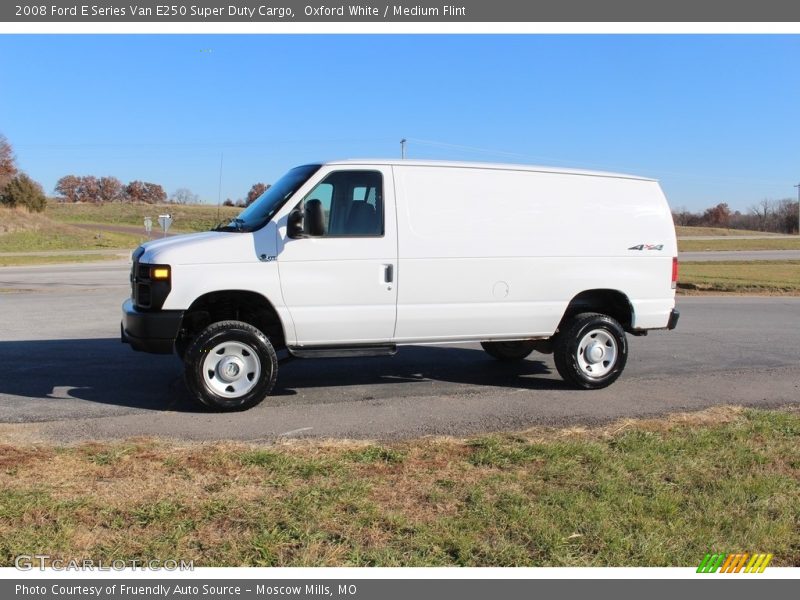 Oxford White / Medium Flint 2008 Ford E Series Van E250 Super Duty Cargo