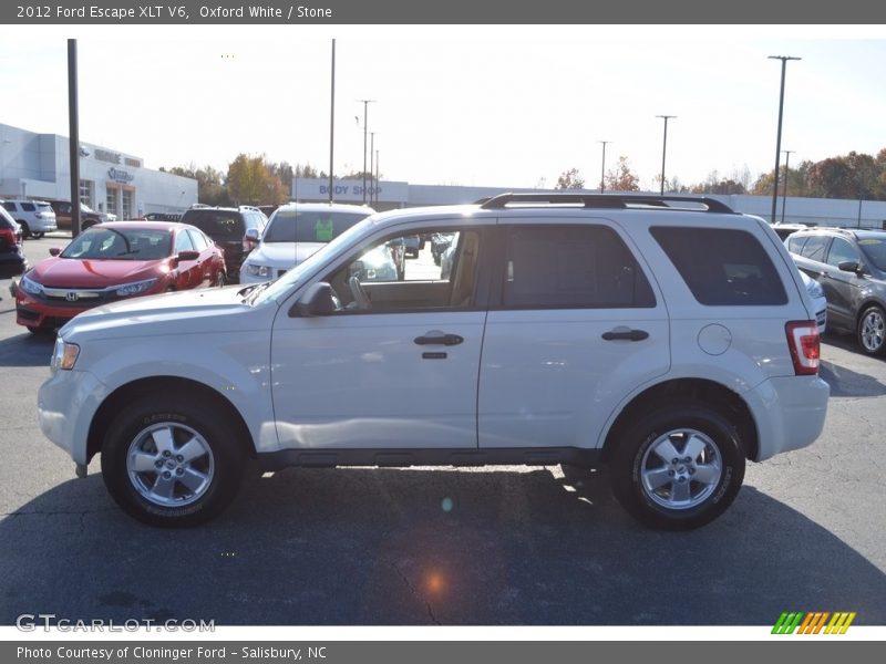 Oxford White / Stone 2012 Ford Escape XLT V6