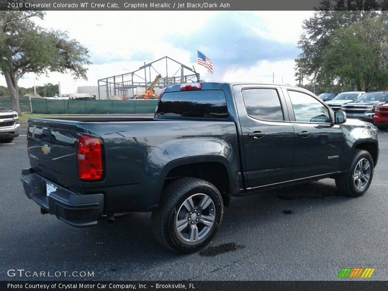 Graphite Metallic / Jet Black/Dark Ash 2018 Chevrolet Colorado WT Crew Cab