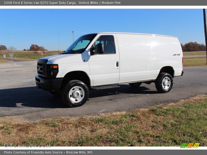 Oxford White / Medium Flint 2008 Ford E Series Van E250 Super Duty Cargo