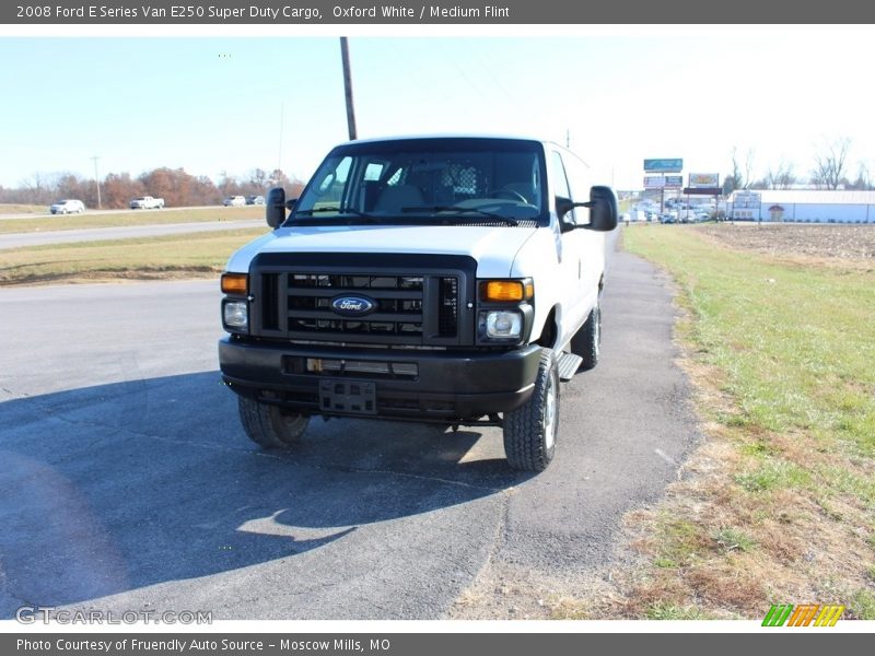 Oxford White / Medium Flint 2008 Ford E Series Van E250 Super Duty Cargo