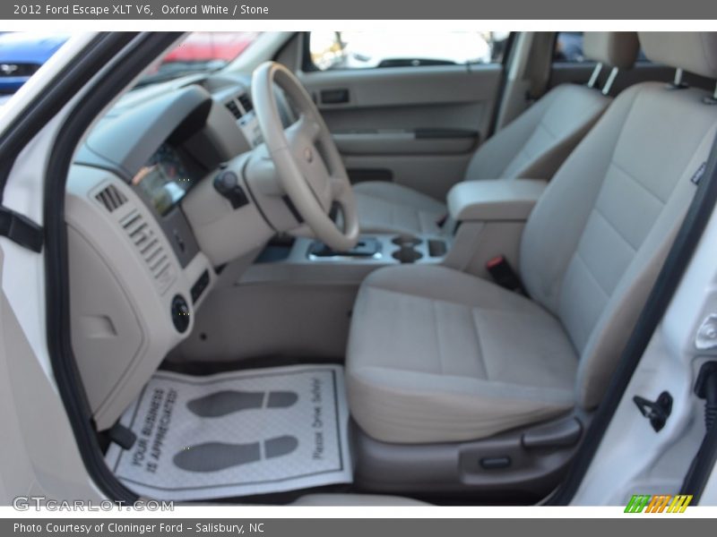 Oxford White / Stone 2012 Ford Escape XLT V6