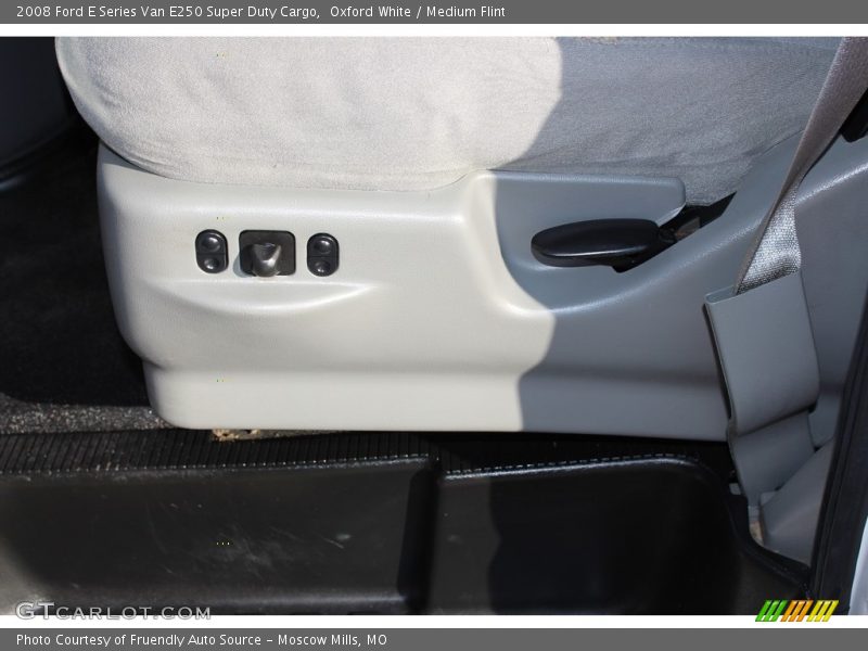 Oxford White / Medium Flint 2008 Ford E Series Van E250 Super Duty Cargo