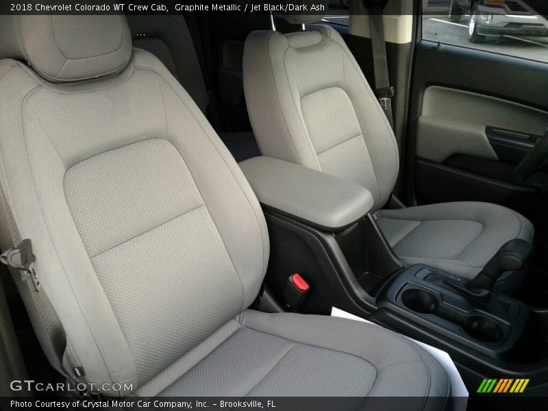 Graphite Metallic / Jet Black/Dark Ash 2018 Chevrolet Colorado WT Crew Cab