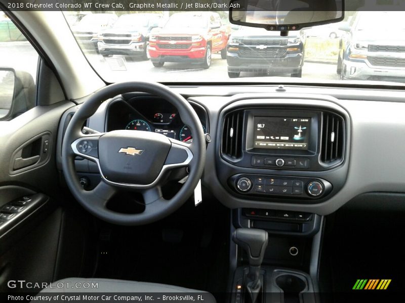 Graphite Metallic / Jet Black/Dark Ash 2018 Chevrolet Colorado WT Crew Cab