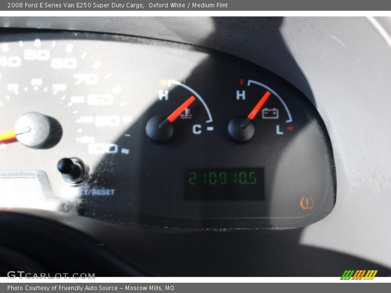 Oxford White / Medium Flint 2008 Ford E Series Van E250 Super Duty Cargo
