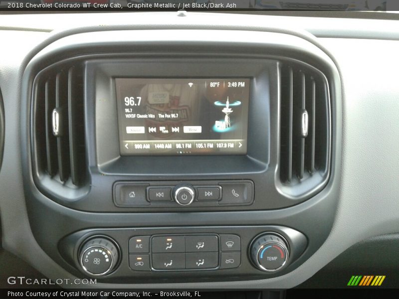 Graphite Metallic / Jet Black/Dark Ash 2018 Chevrolet Colorado WT Crew Cab