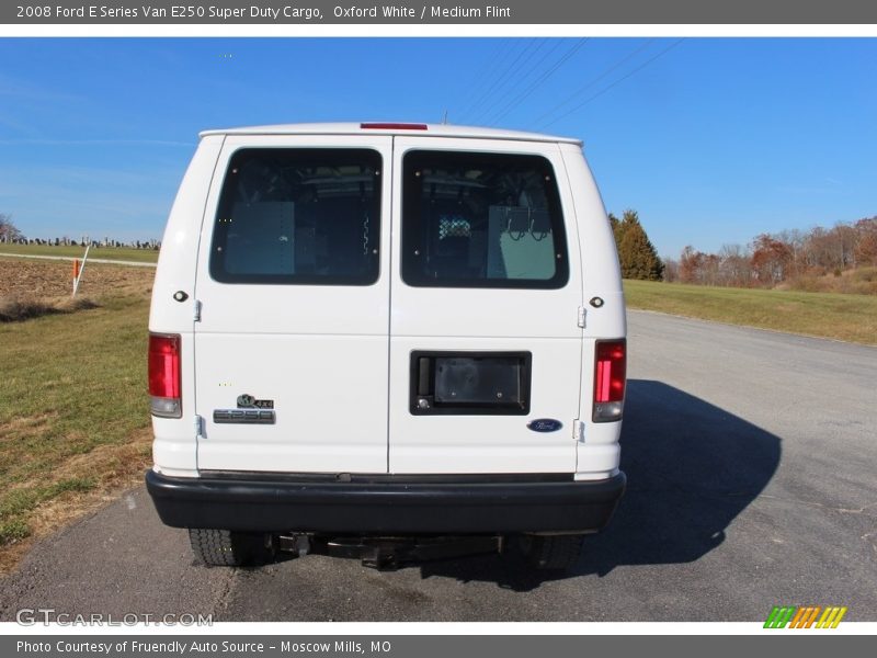 Oxford White / Medium Flint 2008 Ford E Series Van E250 Super Duty Cargo