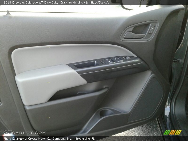 Graphite Metallic / Jet Black/Dark Ash 2018 Chevrolet Colorado WT Crew Cab
