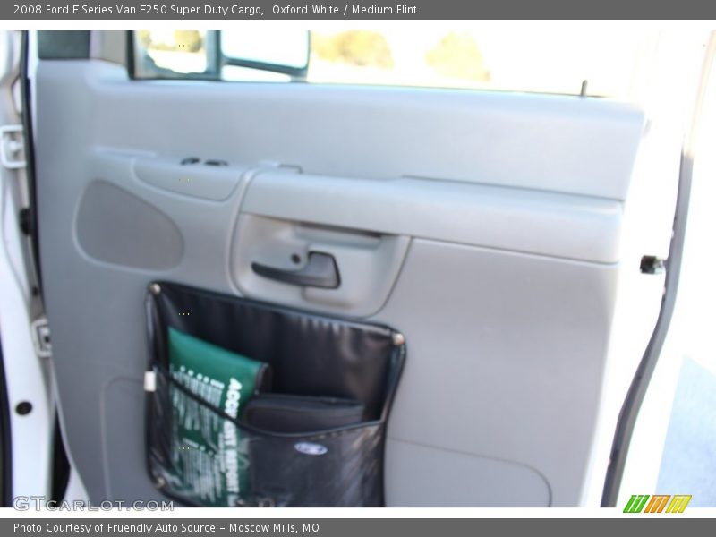 Oxford White / Medium Flint 2008 Ford E Series Van E250 Super Duty Cargo
