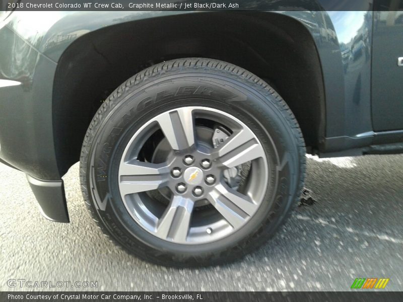 Graphite Metallic / Jet Black/Dark Ash 2018 Chevrolet Colorado WT Crew Cab
