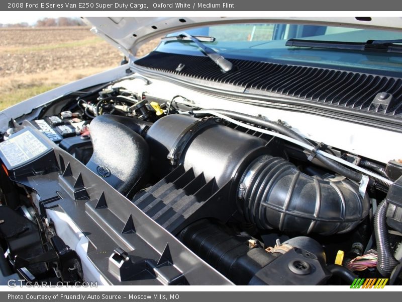 Oxford White / Medium Flint 2008 Ford E Series Van E250 Super Duty Cargo