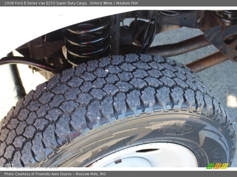 Oxford White / Medium Flint 2008 Ford E Series Van E250 Super Duty Cargo