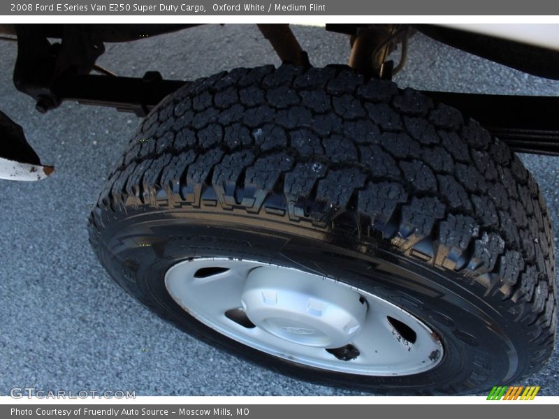 Oxford White / Medium Flint 2008 Ford E Series Van E250 Super Duty Cargo