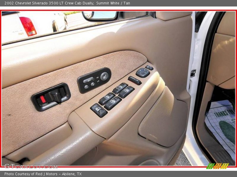 Summit White / Tan 2002 Chevrolet Silverado 3500 LT Crew Cab Dually