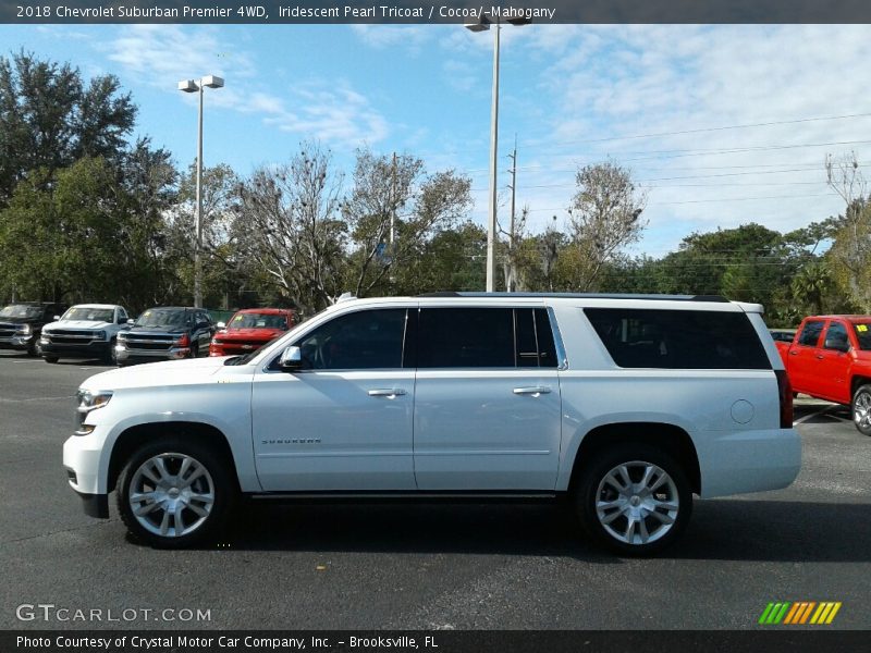 Iridescent Pearl Tricoat / Cocoa/­Mahogany 2018 Chevrolet Suburban Premier 4WD