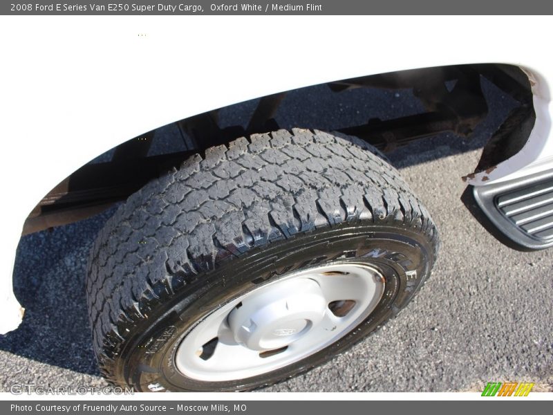 Oxford White / Medium Flint 2008 Ford E Series Van E250 Super Duty Cargo