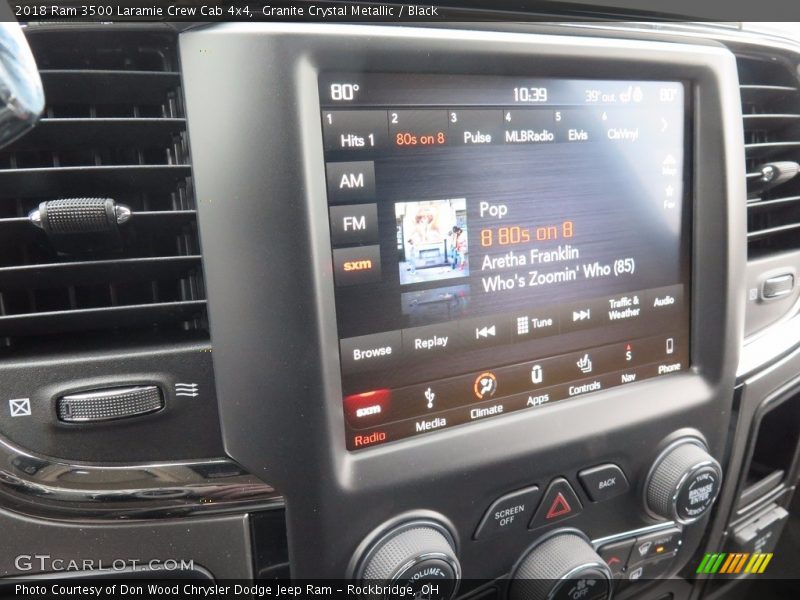 Granite Crystal Metallic / Black 2018 Ram 3500 Laramie Crew Cab 4x4