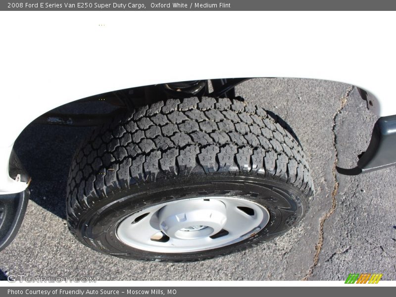 Oxford White / Medium Flint 2008 Ford E Series Van E250 Super Duty Cargo