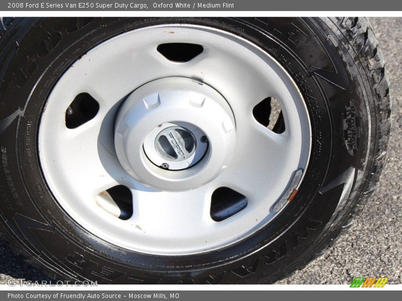 Oxford White / Medium Flint 2008 Ford E Series Van E250 Super Duty Cargo
