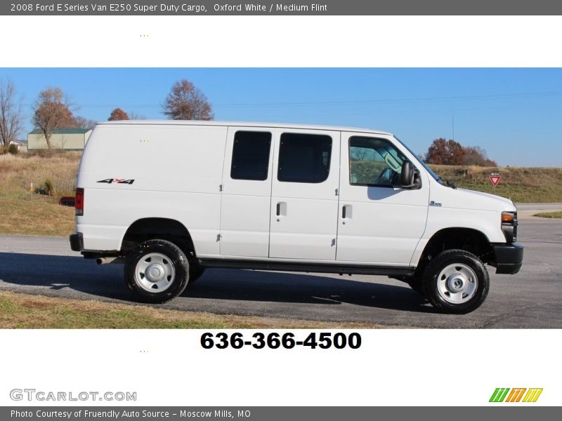 Oxford White / Medium Flint 2008 Ford E Series Van E250 Super Duty Cargo
