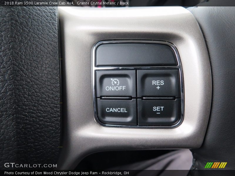 Granite Crystal Metallic / Black 2018 Ram 3500 Laramie Crew Cab 4x4