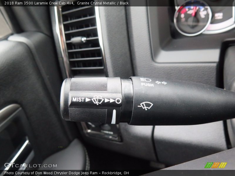Granite Crystal Metallic / Black 2018 Ram 3500 Laramie Crew Cab 4x4