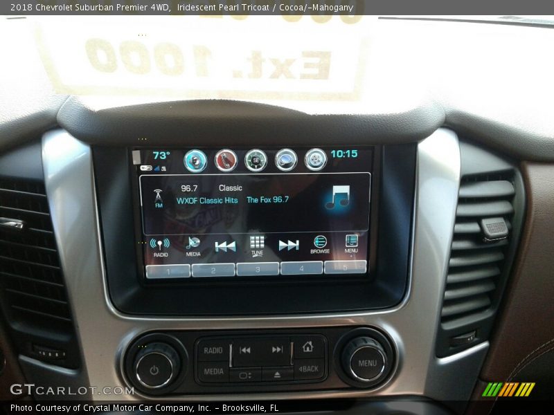 Iridescent Pearl Tricoat / Cocoa/­Mahogany 2018 Chevrolet Suburban Premier 4WD
