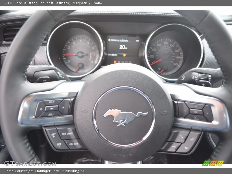  2018 Mustang EcoBoost Fastback Steering Wheel