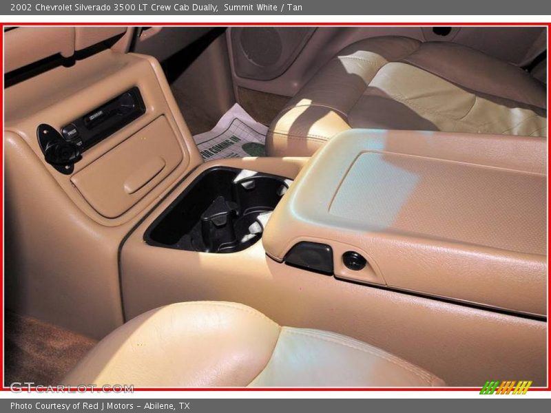 Summit White / Tan 2002 Chevrolet Silverado 3500 LT Crew Cab Dually