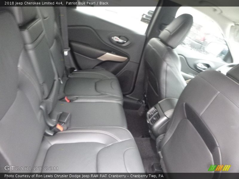 Patriot Blue Pearl / Black 2018 Jeep Cherokee Limited 4x4