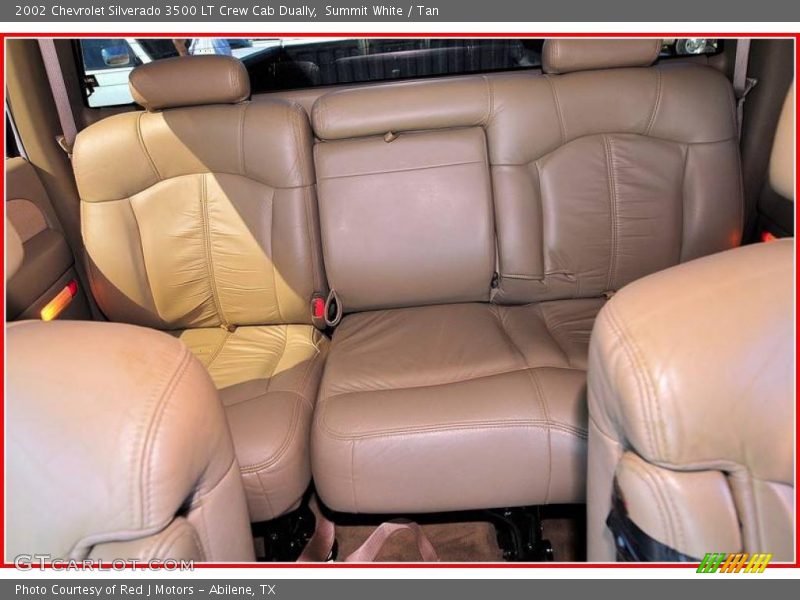 Summit White / Tan 2002 Chevrolet Silverado 3500 LT Crew Cab Dually
