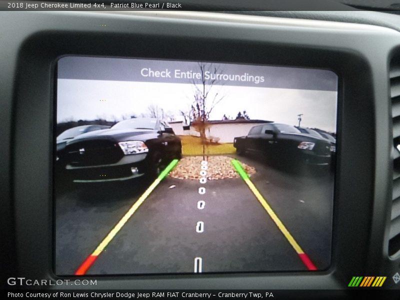 Patriot Blue Pearl / Black 2018 Jeep Cherokee Limited 4x4
