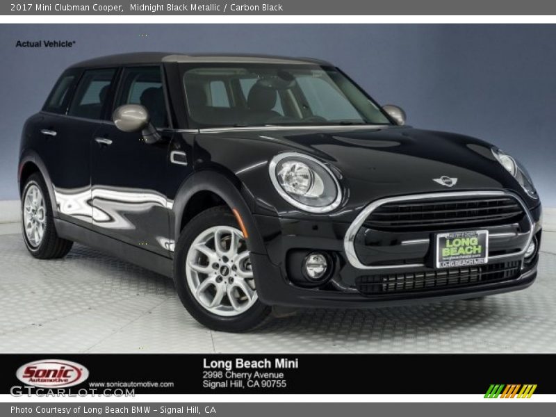 Midnight Black Metallic / Carbon Black 2017 Mini Clubman Cooper