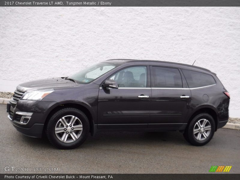 Tungsten Metallic / Ebony 2017 Chevrolet Traverse LT AWD