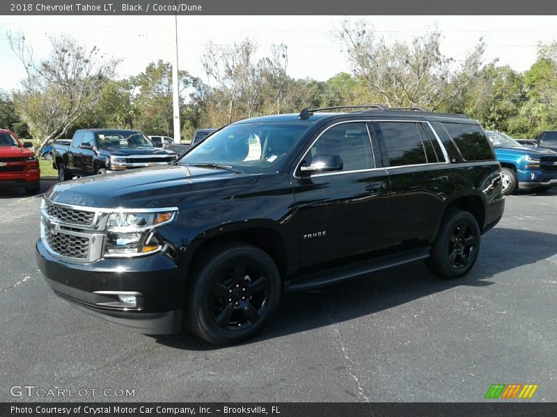 Black / Cocoa/Dune 2018 Chevrolet Tahoe LT