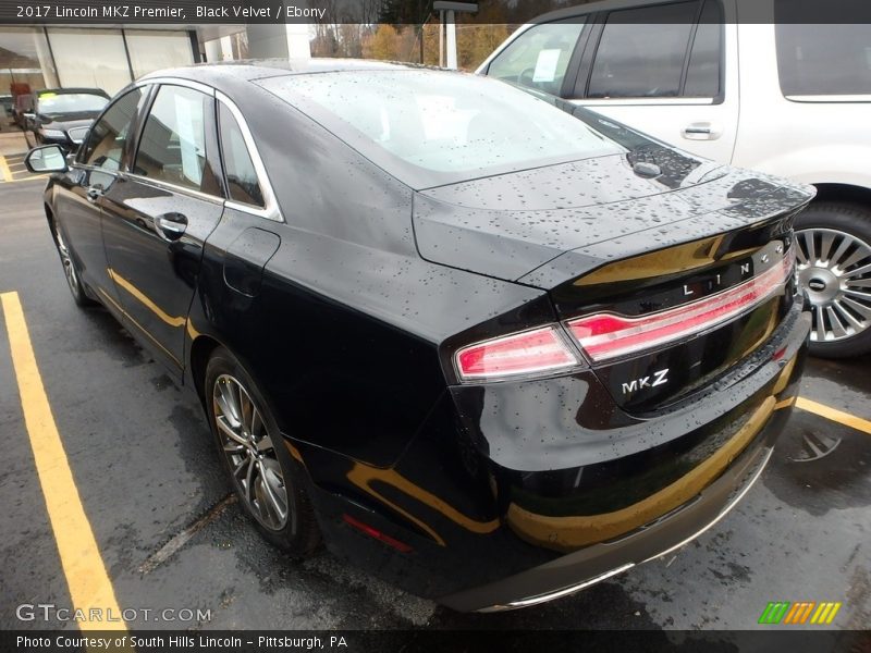 Black Velvet / Ebony 2017 Lincoln MKZ Premier