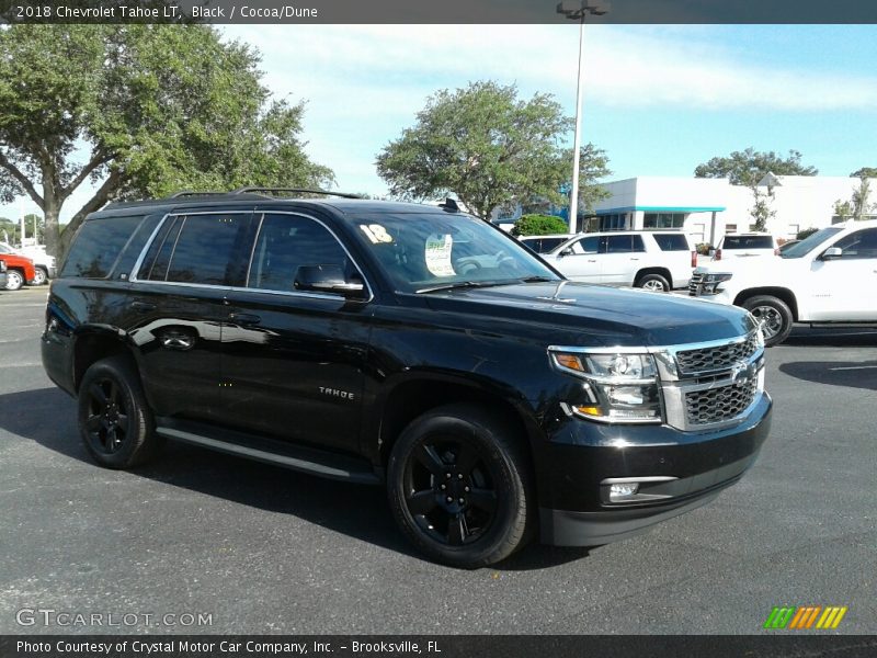 Black / Cocoa/Dune 2018 Chevrolet Tahoe LT