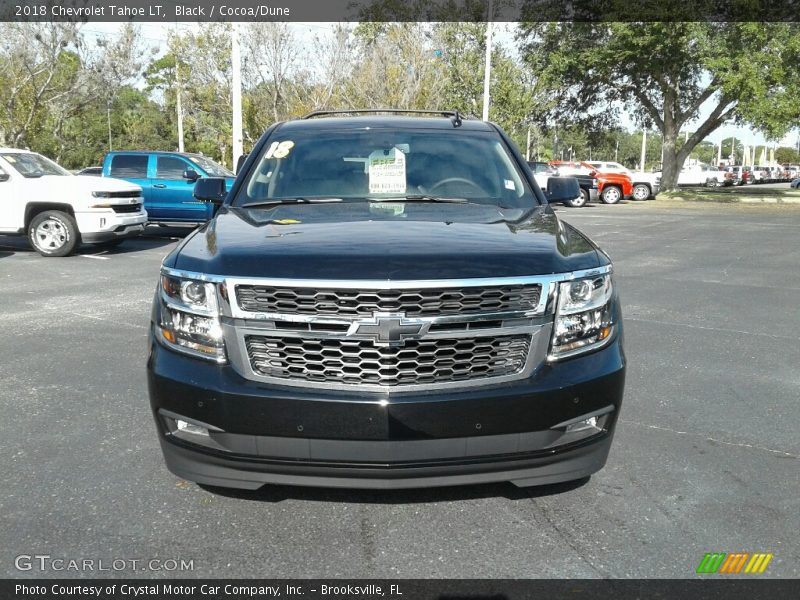 Black / Cocoa/Dune 2018 Chevrolet Tahoe LT