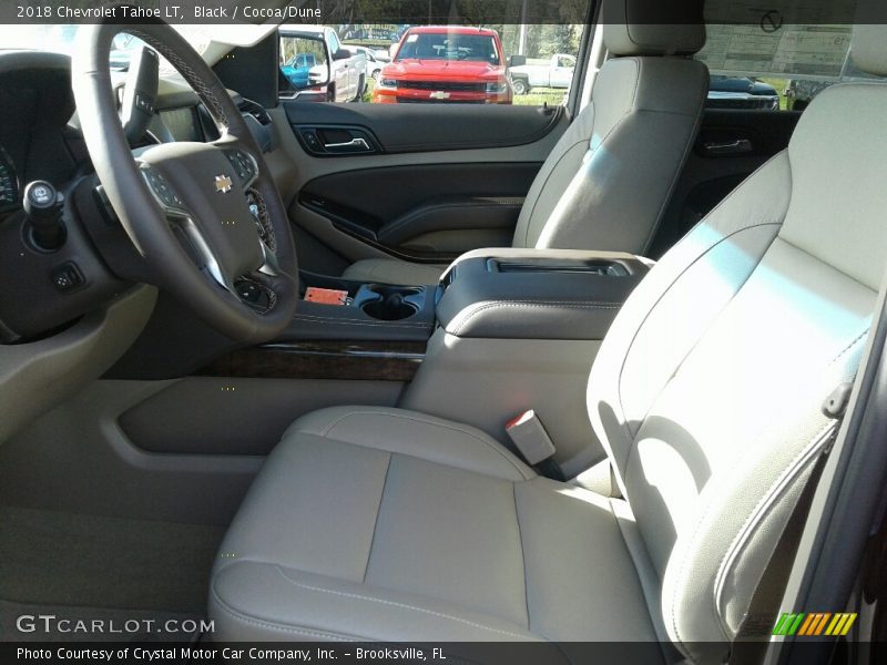 Black / Cocoa/Dune 2018 Chevrolet Tahoe LT