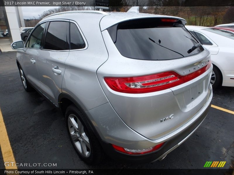 Ingot Silver / Ebony 2017 Lincoln MKC Premier