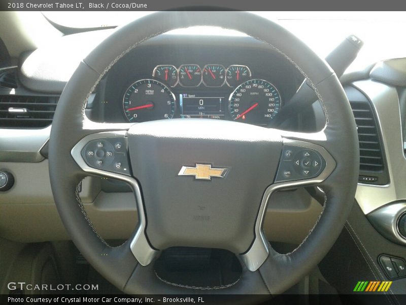 Black / Cocoa/Dune 2018 Chevrolet Tahoe LT