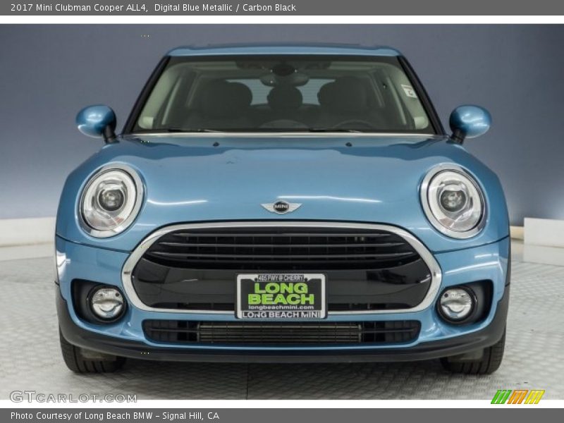 Digital Blue Metallic / Carbon Black 2017 Mini Clubman Cooper ALL4