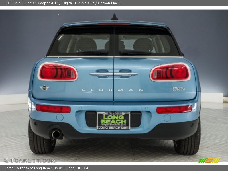 Digital Blue Metallic / Carbon Black 2017 Mini Clubman Cooper ALL4